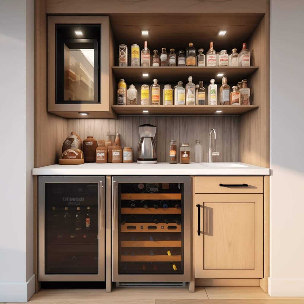 kitchen design trends a beverage station